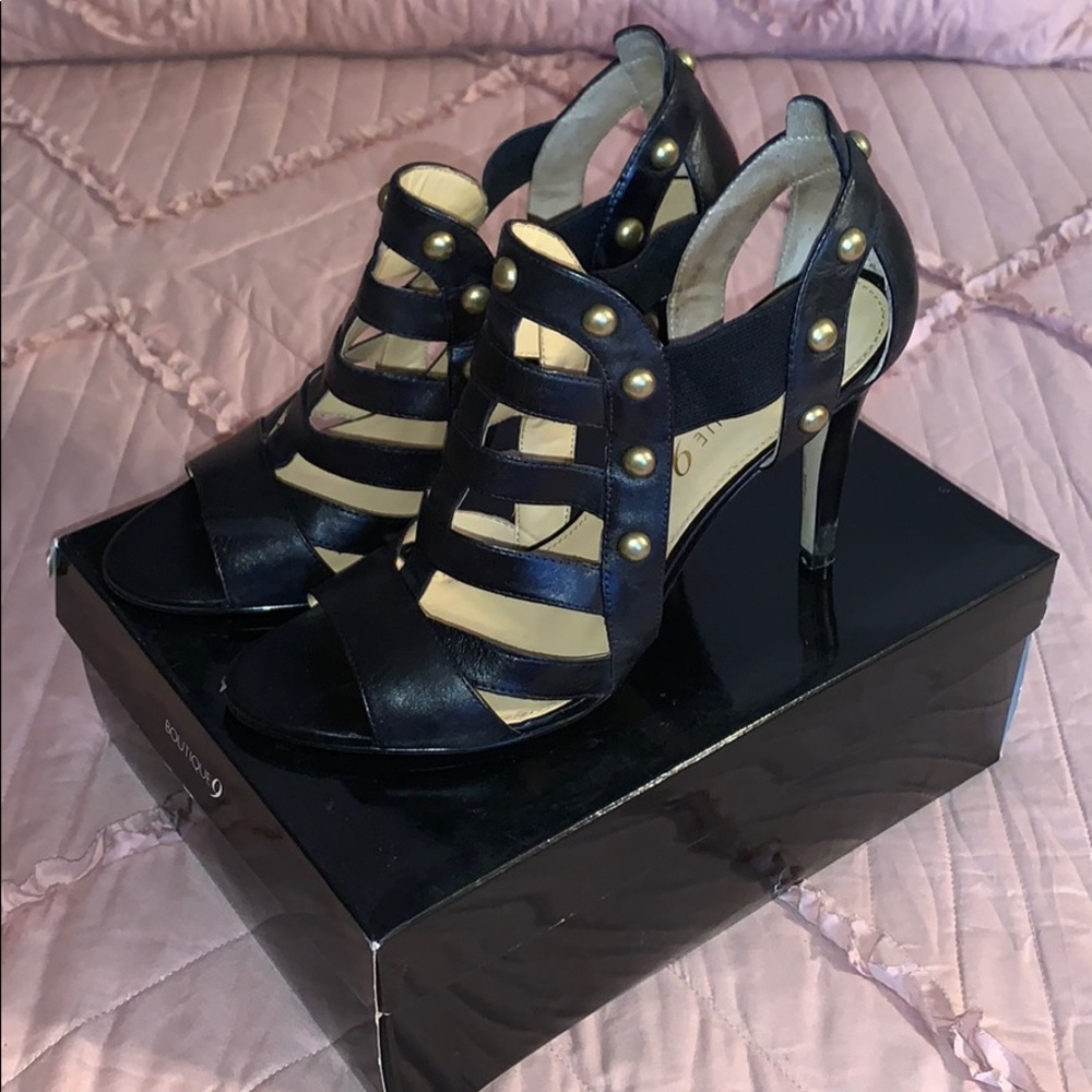 black heels